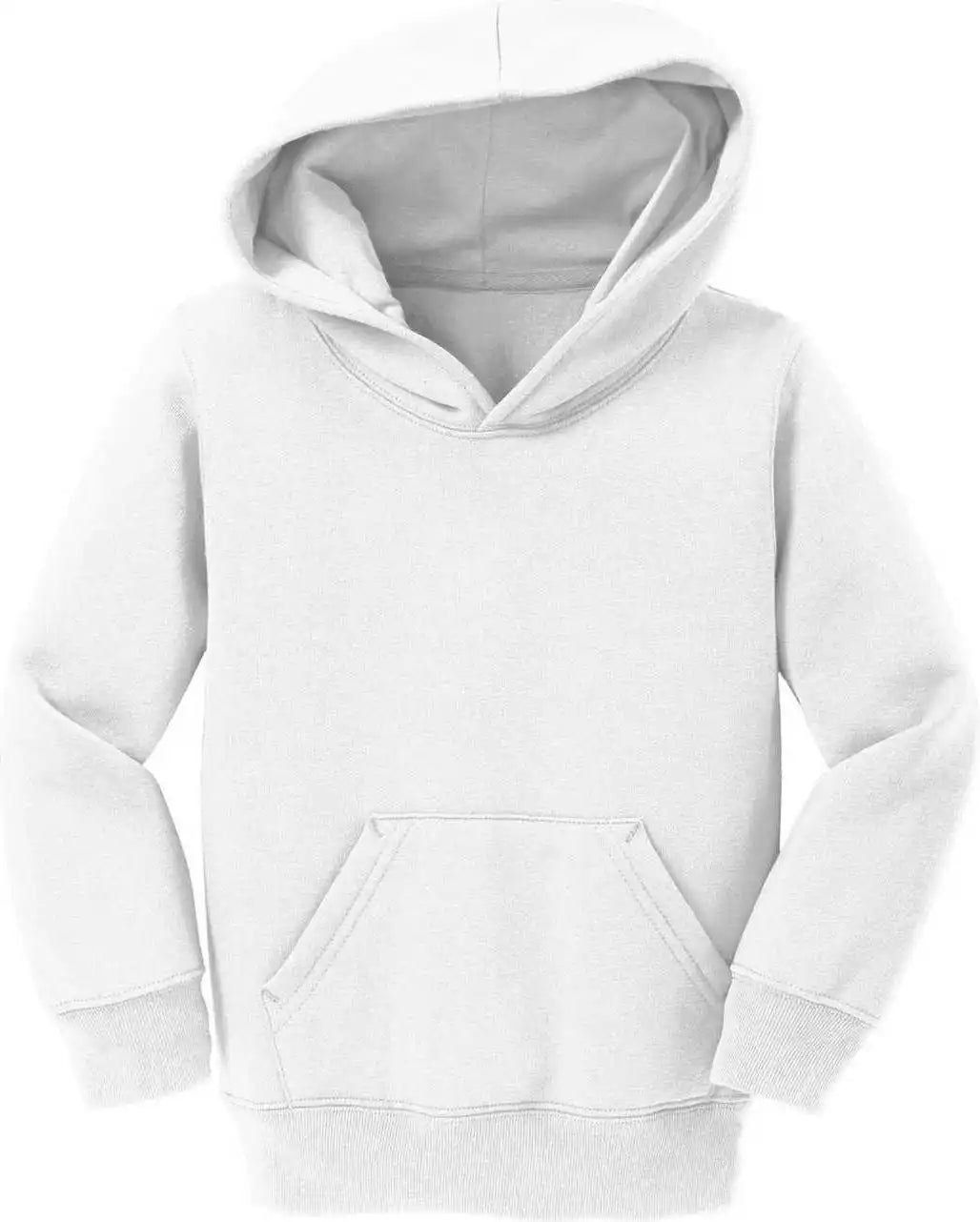 Port &amp; Company Car78tzh Toddler Core Fleece Full-zip Hooded Sweatshirt - Athletic Heather