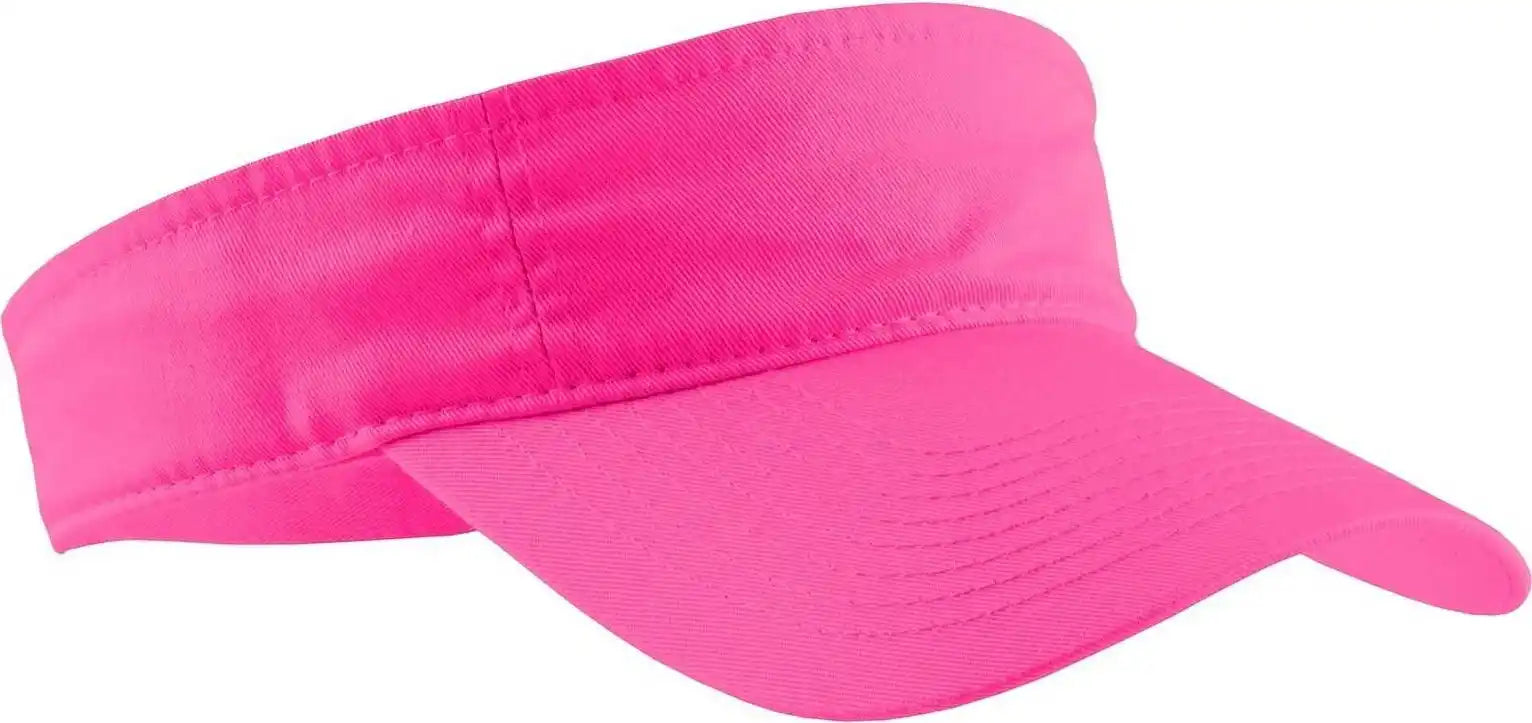 Port & Company Cp45 Companyfashion Visor Neon Pink / one Size Fits Most