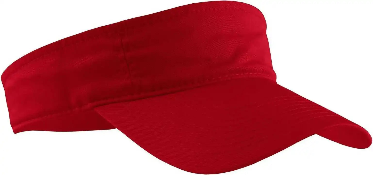 Port & Company Cp45 Companyfashion Visor Red / one Size Fits Most