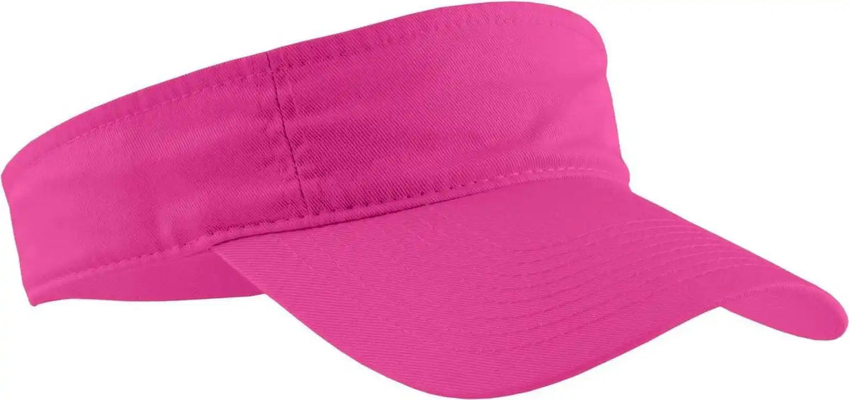 Port &amp; Company Cp45 Companyfashion Visor Sangria Cardinal / one Size Fits Most