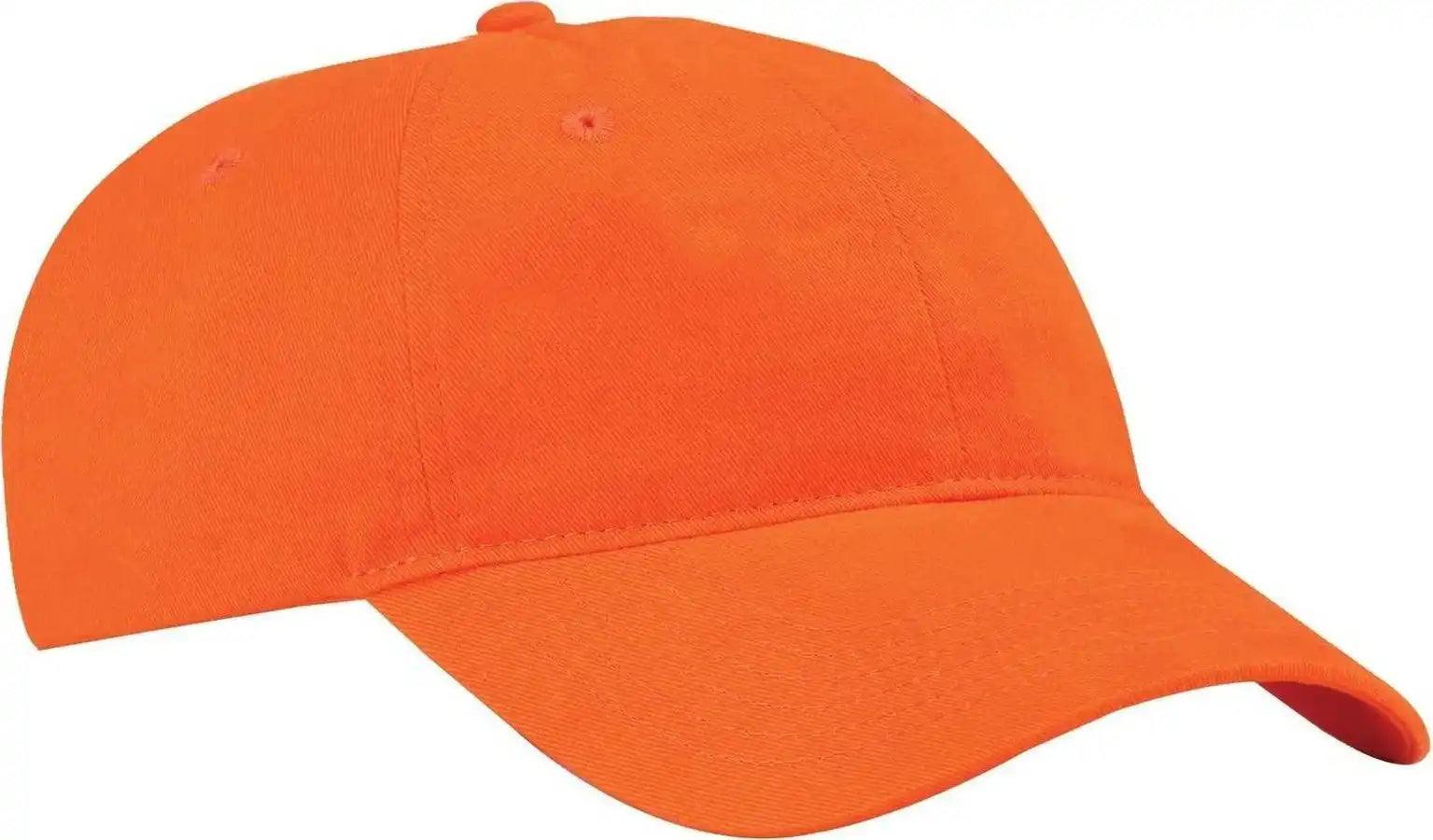 Port & Company Cp77 Brushed Twill Low Profile Cap - Orange - one Size Fits Most