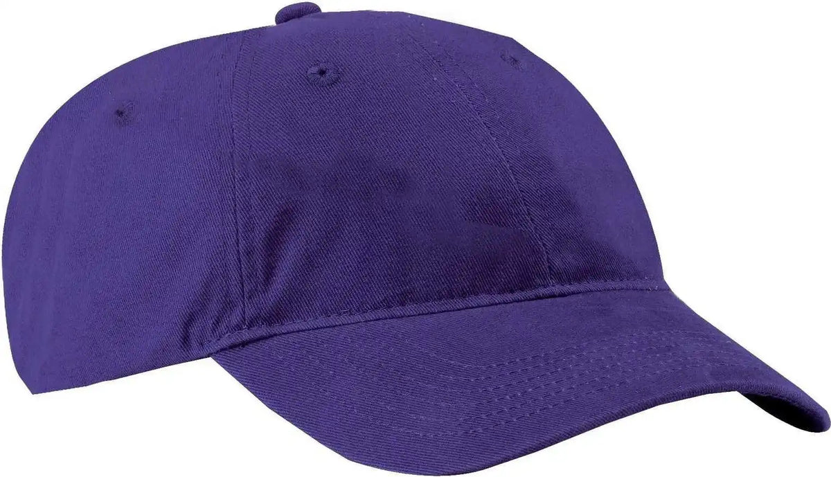 Port &amp; Company Cp77 Brushed Twill Low Profile Cap Purple / one Size Fits Most