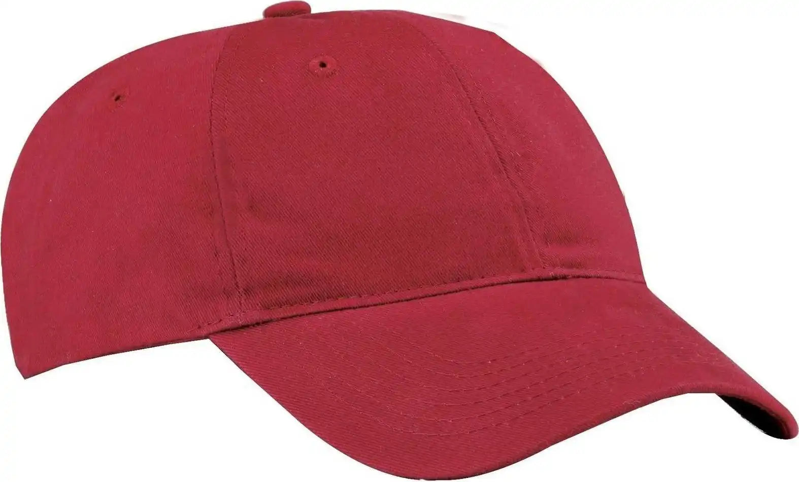 Port & Company Cp77 Brushed Twill Low Profile Cap - Red - one Size Fits Most