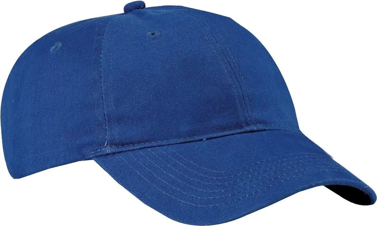 Port &amp; Company Cp77 Brushed Twill Low Profile Cap Royal / one Size Fits Most