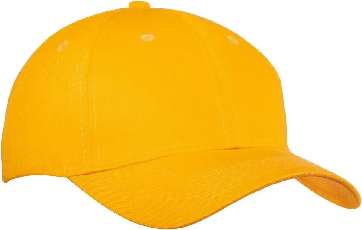 Port & Company Cp80 Companysix-panel Twill Cap - Athletic Gold - one Size Fits Most