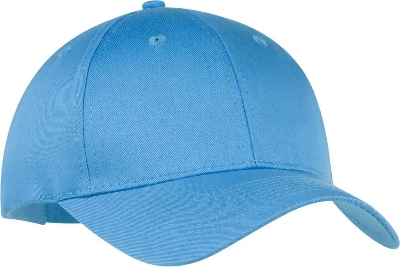 Port & Company Cp80 Companysix-panel Twill Cap - Carolina Blue - Columbia / one Size Fits Most