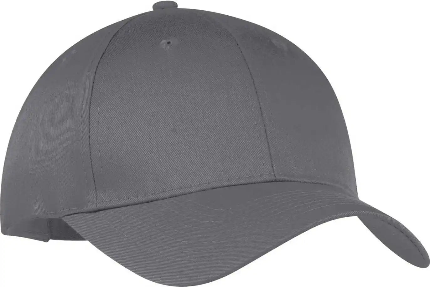 Port & Company Cp80 Companysix-panel Twill Cap - Charcoal - Dark Gray / one Size Fits Most