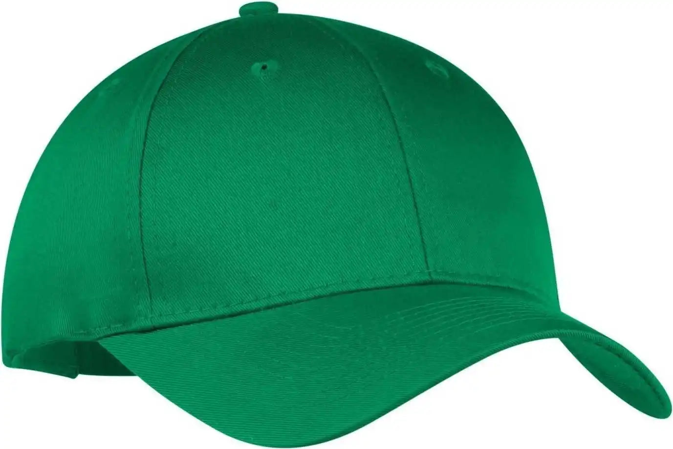 Port & Company Cp80 Companysix-panel Twill Cap - Kelly Green - one Size Fits Most