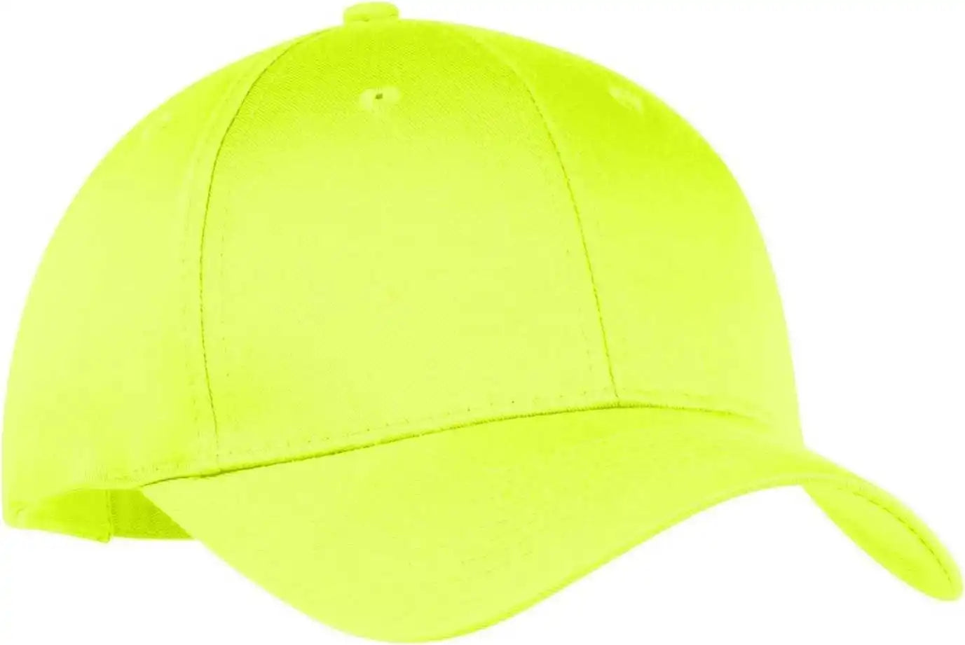 Port & Company Cp80 Companysix-panel Twill Cap - Neon Yellow - one Size Fits Most