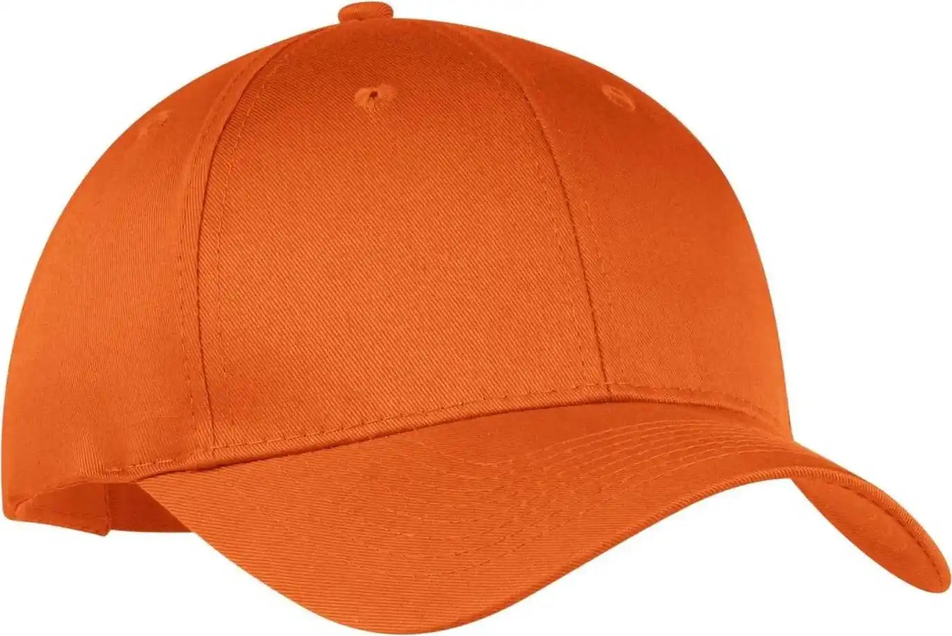 Port & Company Cp80 Companysix-panel Twill Cap - Orange - one Size Fits Most