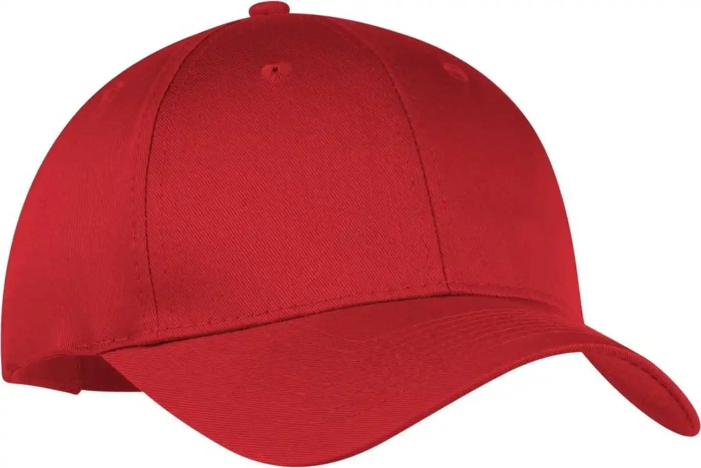 Port & Company Cp80 Companysix-panel Twill Cap - Red - one Size Fits Most