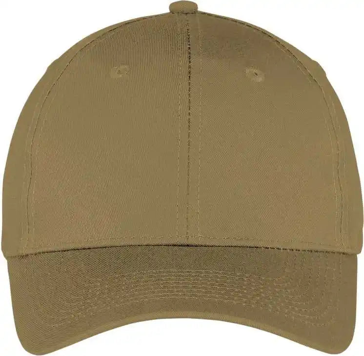 Port & Company Cp80 Six-panel Twill Cap - Coyote Brown - Osfa