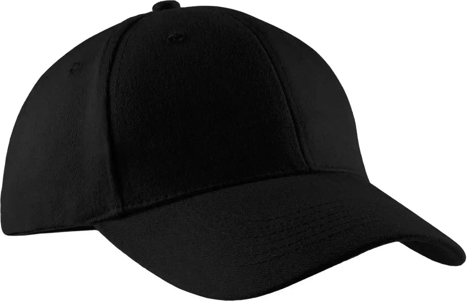 Port & Company Cp82 Companybrushed Twill Cap Black / one Size Fits Most