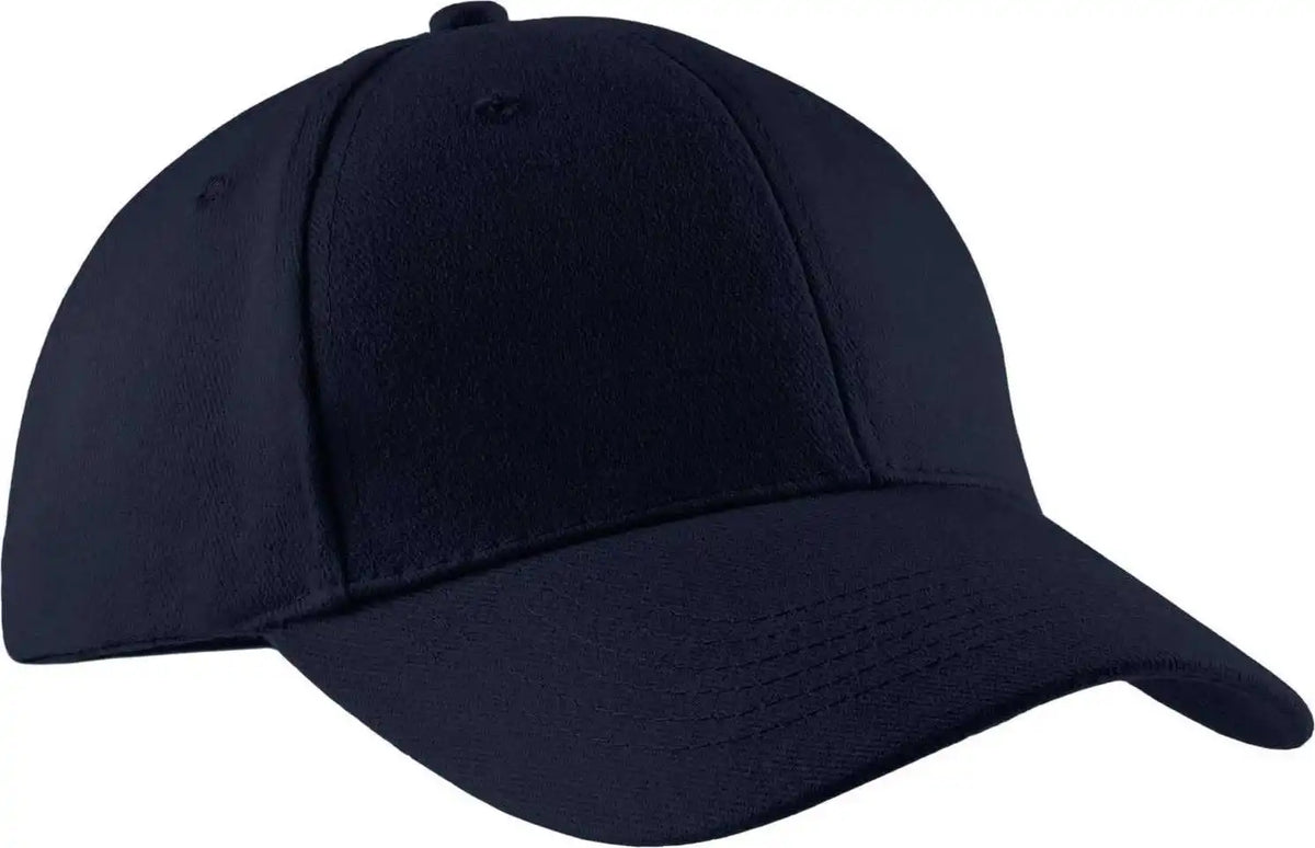 Port &amp; Company Cp82 Companybrushed Twill Cap Navy / one Size Fits Most