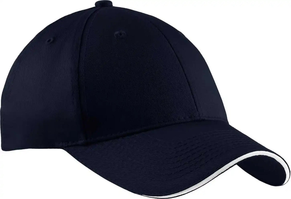 Port &amp; Company Cp85 Companysandwich Bill Cap Navy White / one Size Fits Most