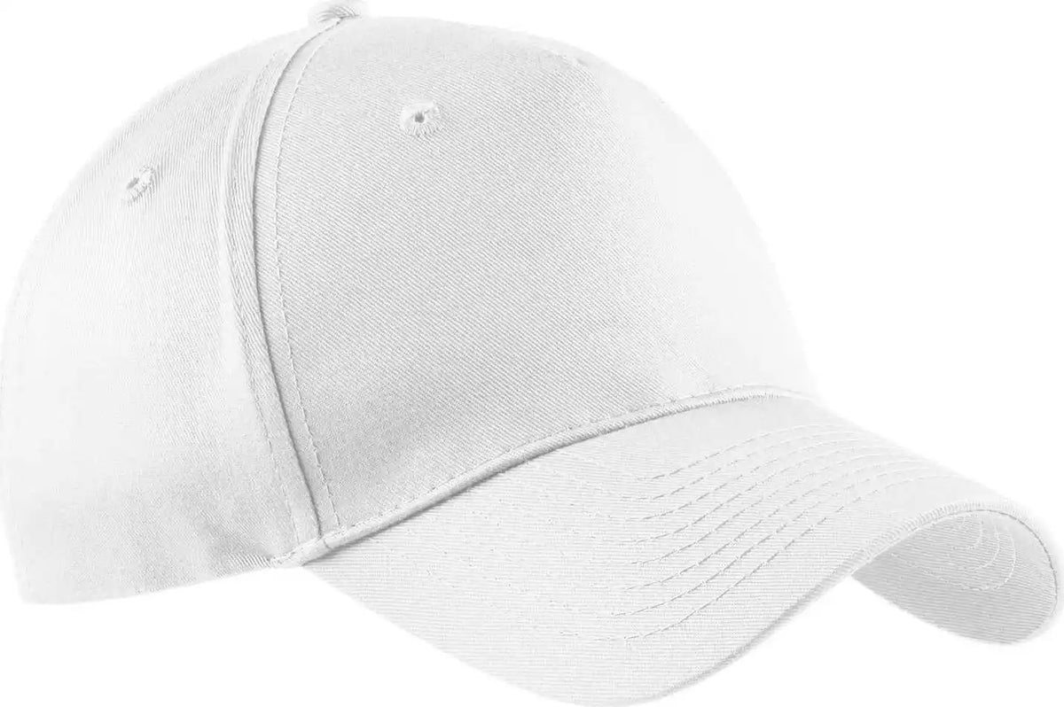 Port & Company Cp86 Five-panel Twill Cap - White - one Size Fits Most