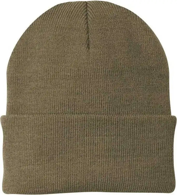 Port & Company Cp90 Knit Cap - Coyote Brown - Adult Osfm