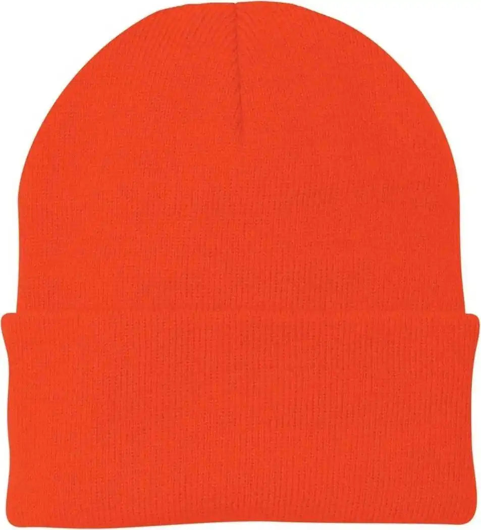 Port & Company Cp90 Knit Cap with Cuff Athletic Orange / one Size Fits Most
