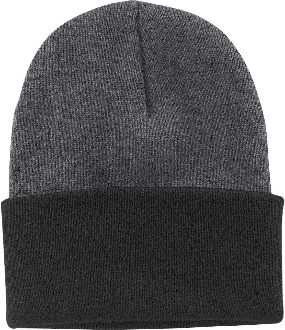 Port & Company Cp90 Knit Cap with Cuff Athletic Oxford Black Dark Gray / one Size Fits Most