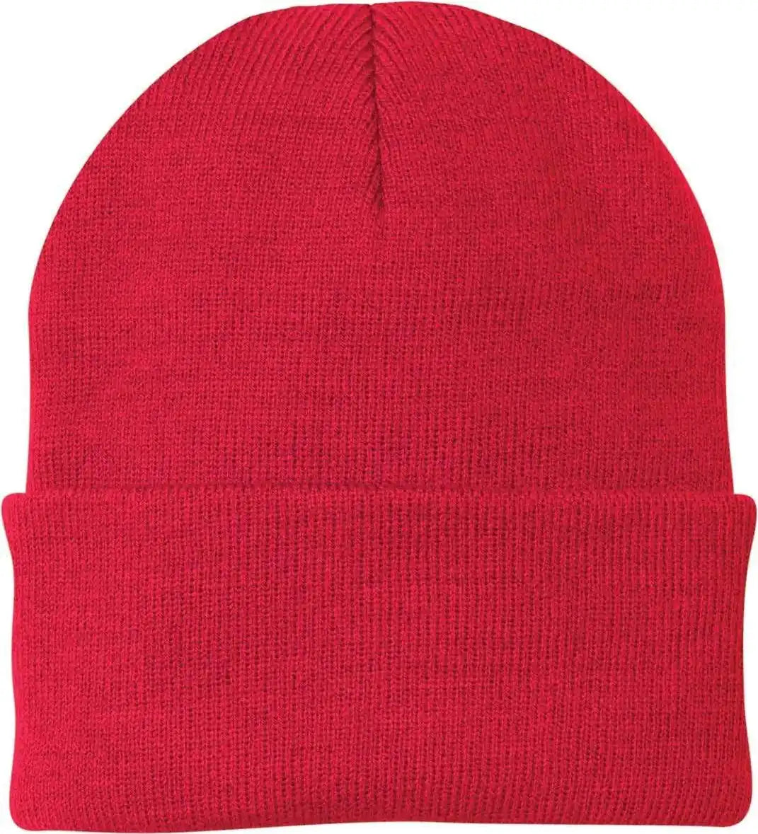 Port &amp; Company Cp90 Knit Cap with Cuff - Athletic Red - one Size Fits Most