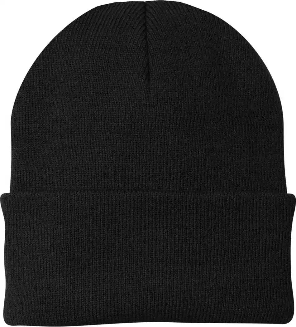 Port & Company Cp90 Knit Cap with Cuff - Black - one Size Fits Most