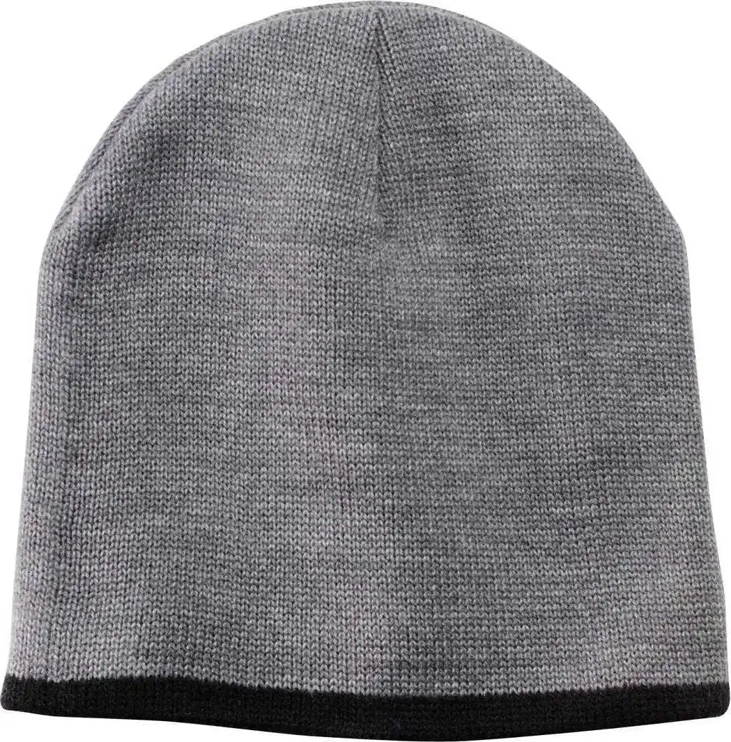 Port & Company Cp91 Beanie Cap Athletic Oxford Black Dark Gray / one Size Fits Most
