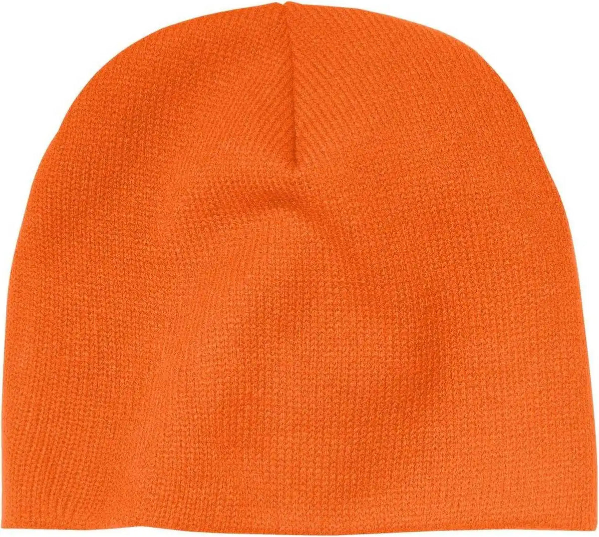 Port &amp; Company Cp91 Beanie Cap Neon Orange / one Size Fits Most