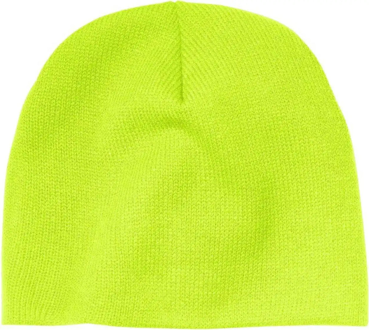 Port &amp; Company Cp91 Beanie Cap - Neon Yellow - one Size Fits Most