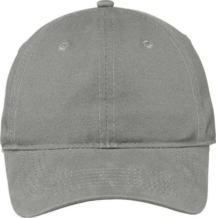 Port & Company Cp96 Soft Brushed Canvas Cap Deep Smoke / Osfa