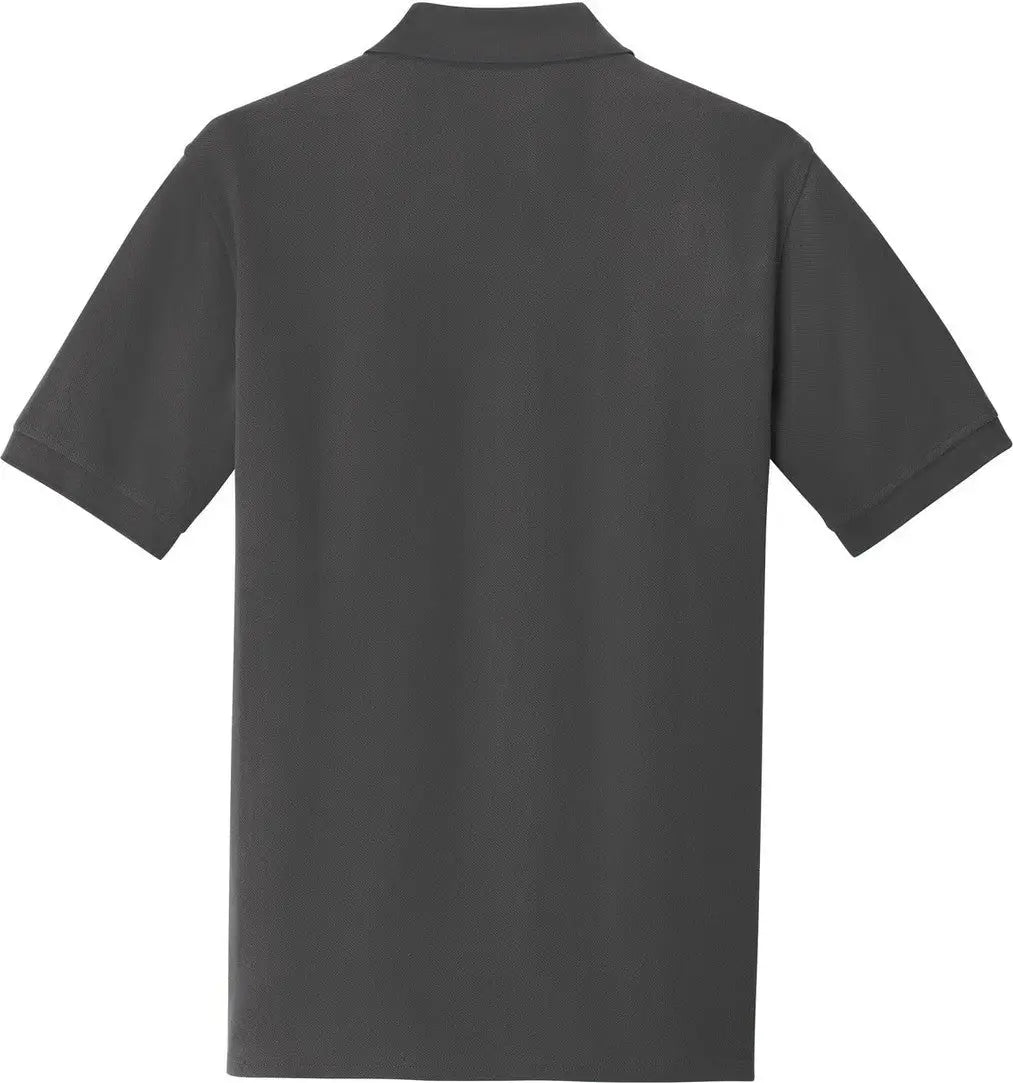 Port & Company Kp1500 co Combed Ring Spun Pique Polo - Charcoal