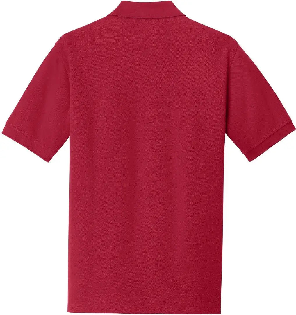 Port & Company Kp1500 co Combed Ring Spun Pique Polo - Red - Adult Xs