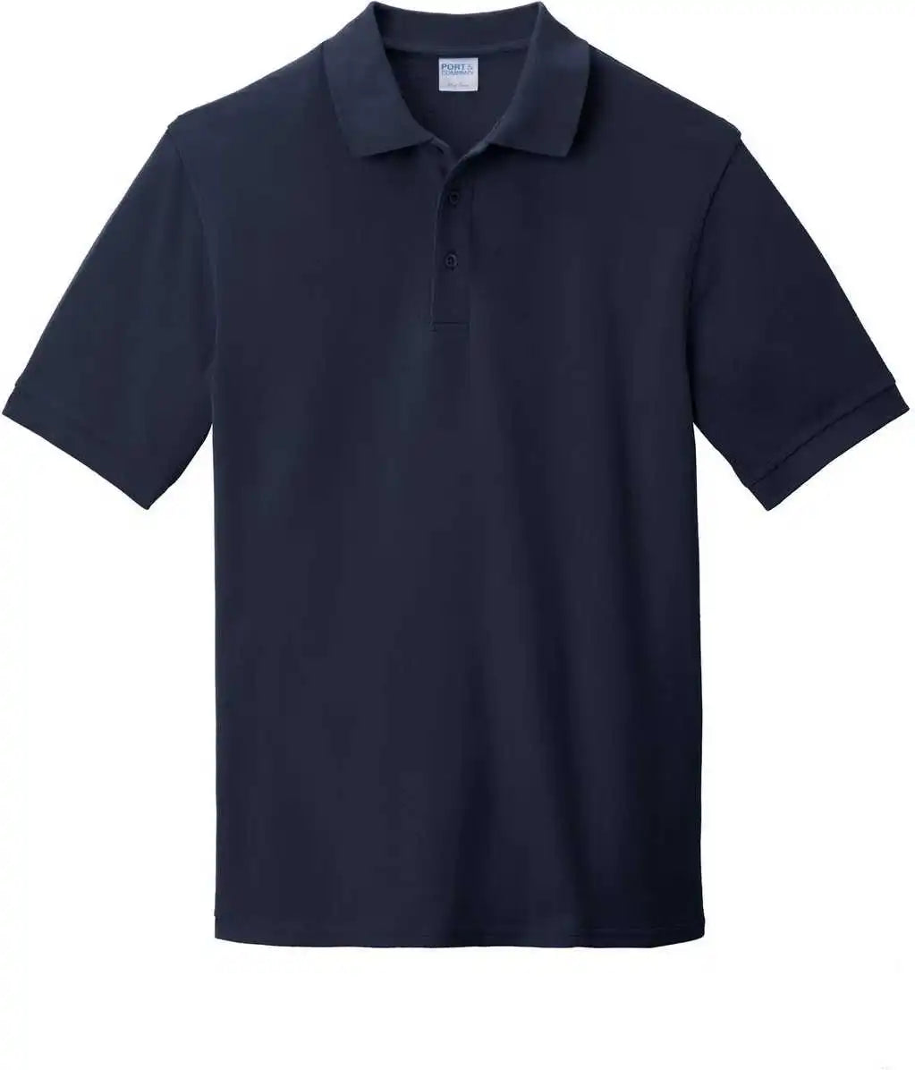 Port &amp; Company Kp1500 Combed Ring Spun Pique Polo - Deep Navy