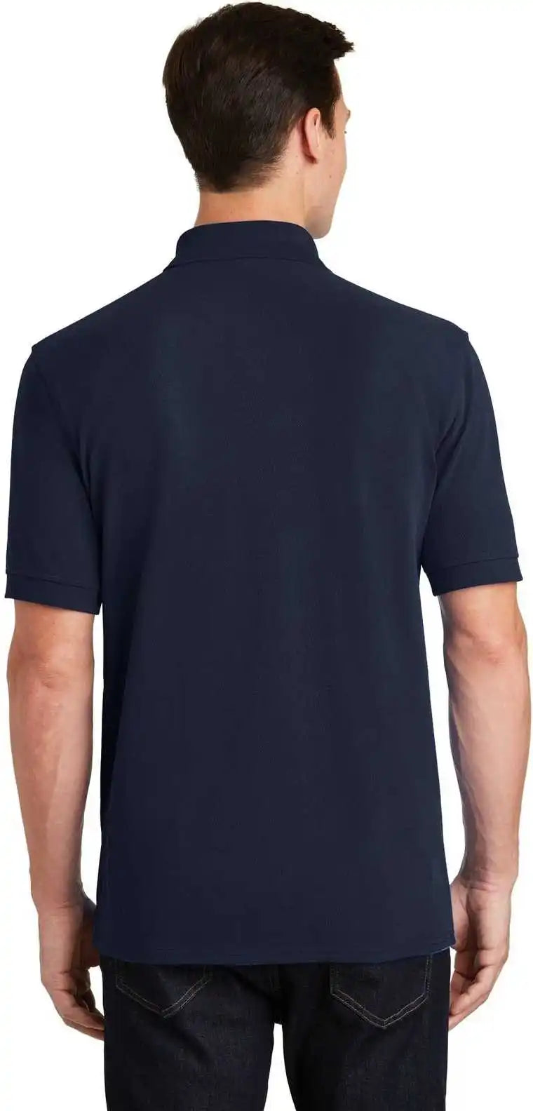 Port & Company Kp1500 Combed Ring Spun Pique Polo - Deep Navy