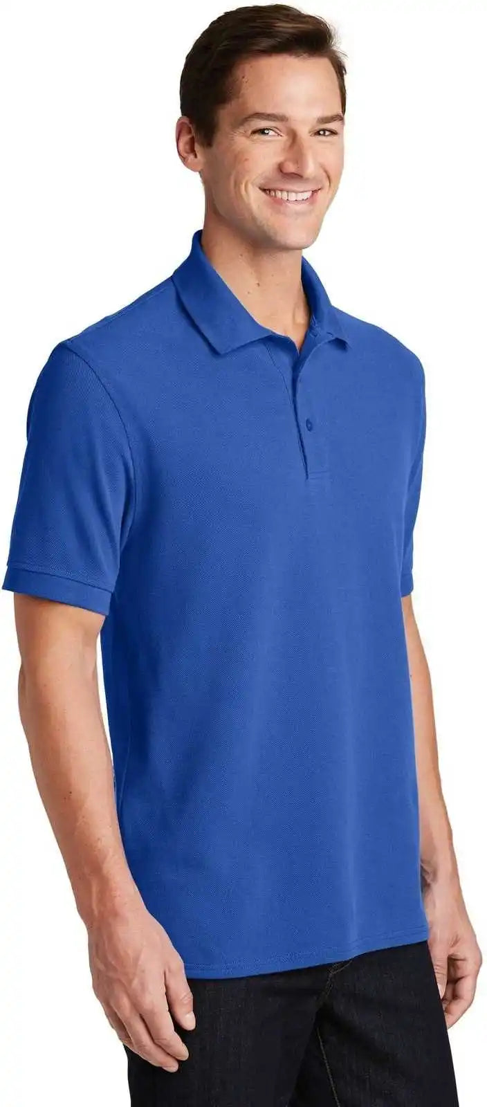 Port &amp; Company Kp1500 Combed Ring Spun Pique Polo - Royal