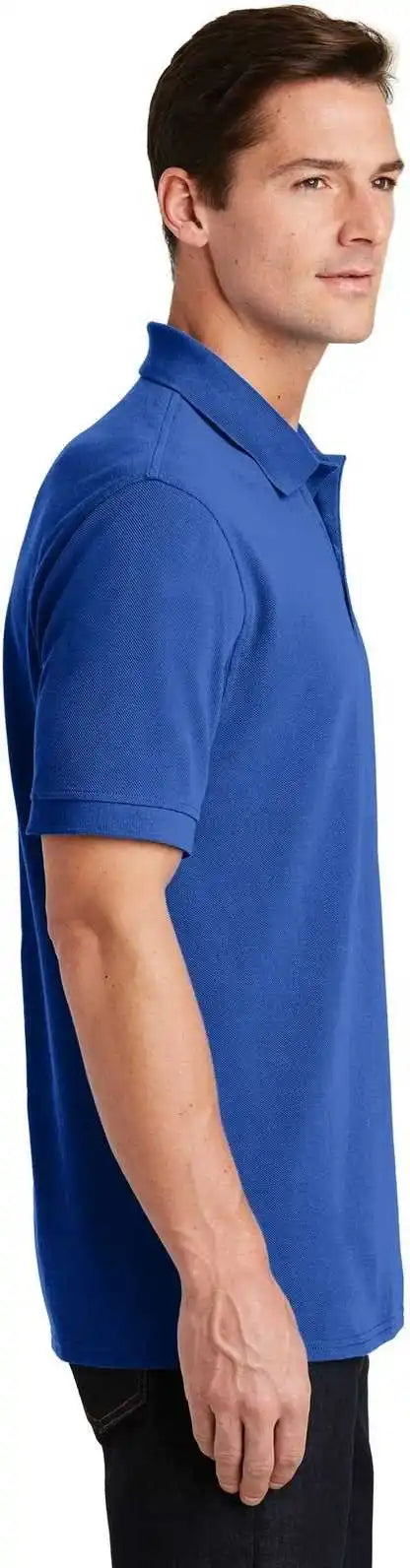 Port &amp; Company Kp1500 Combed Ring Spun Pique Polo - Royal