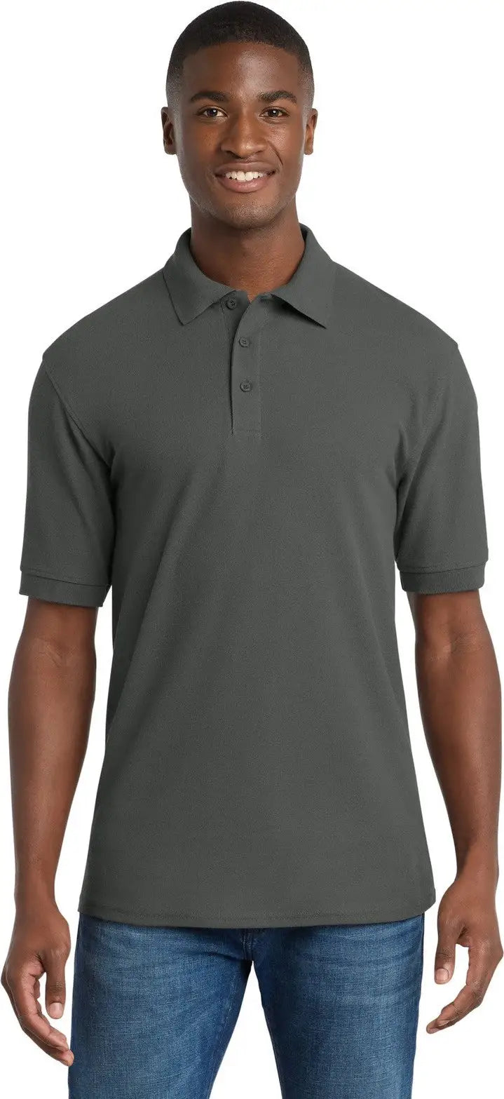 Port & Company Kp155 co Core Blend Pique Polo - Charcoal
