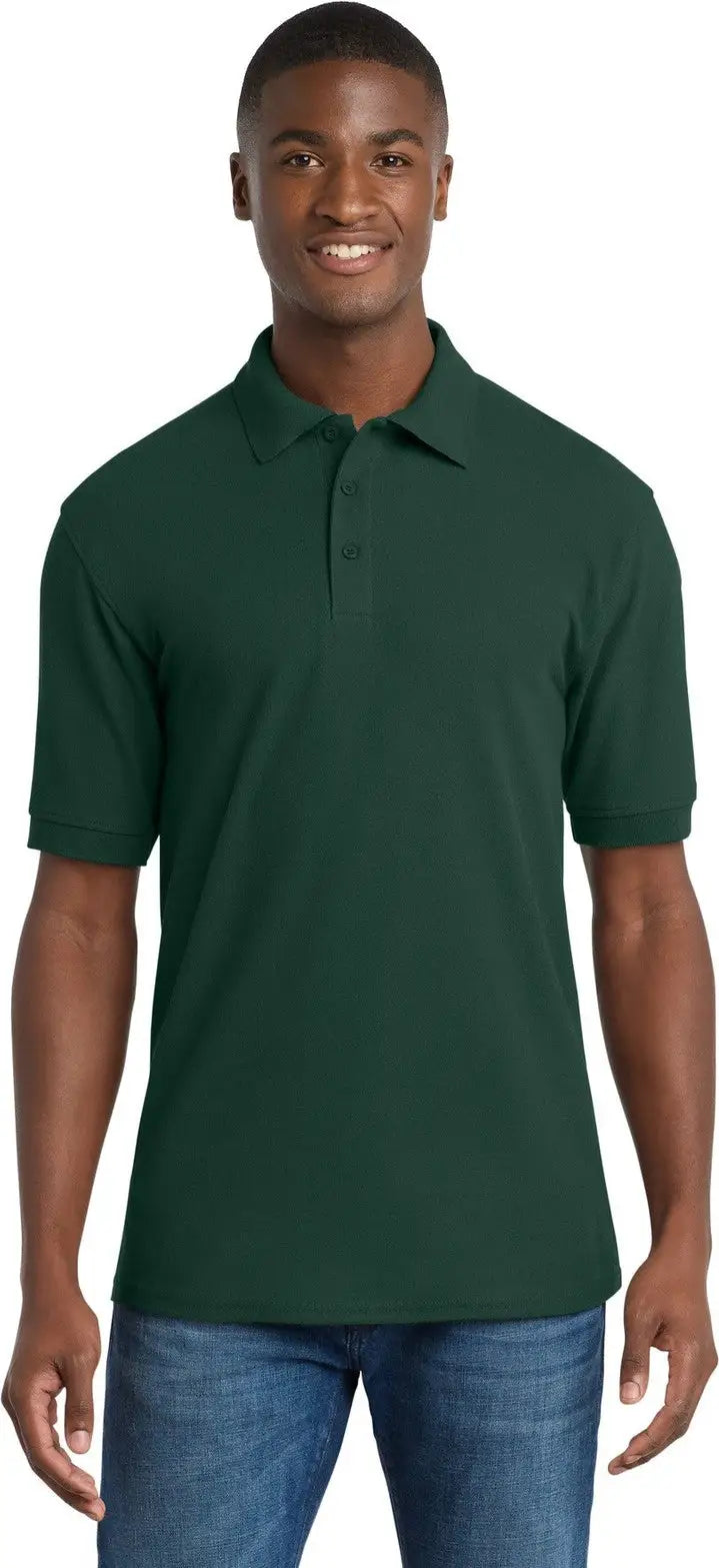 Port & Company Kp155 co Core Blend Pique Polo - Dark Green - Adult s