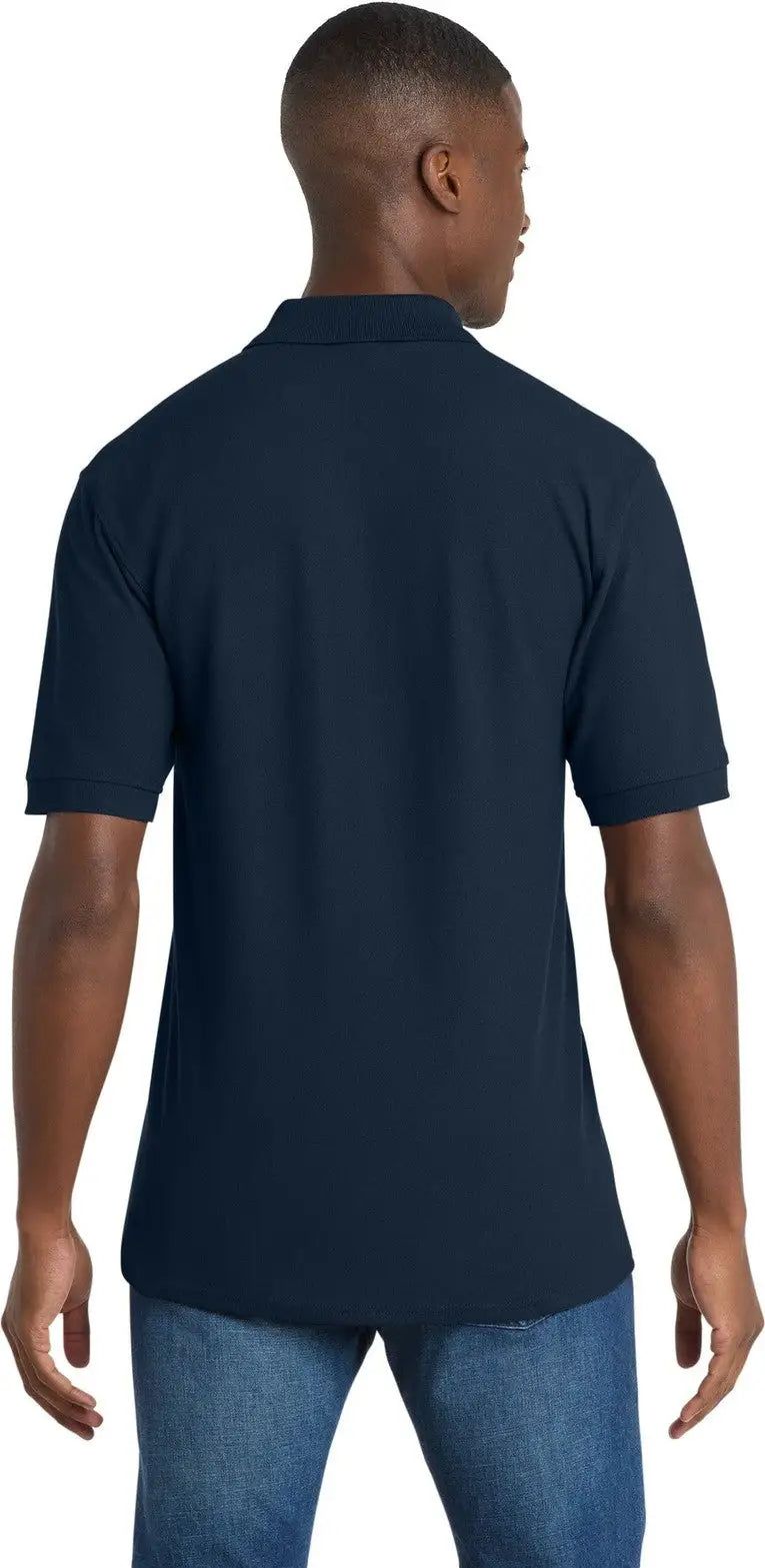 Port & Company Kp155 co Core Blend Pique Polo - Deep Navy