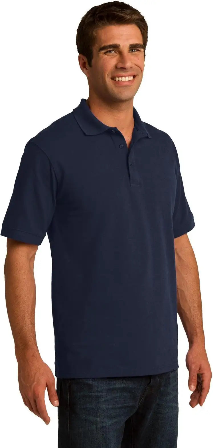 Port & Company Kp155 co Core Blend Pique Polo - Deep Navy