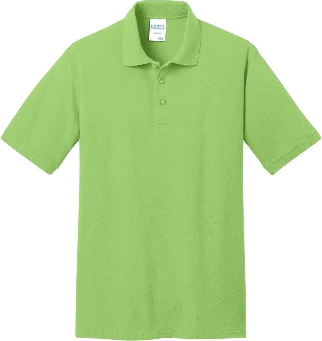 Port & Company Kp155 co Core Blend Pique Polo - Lime