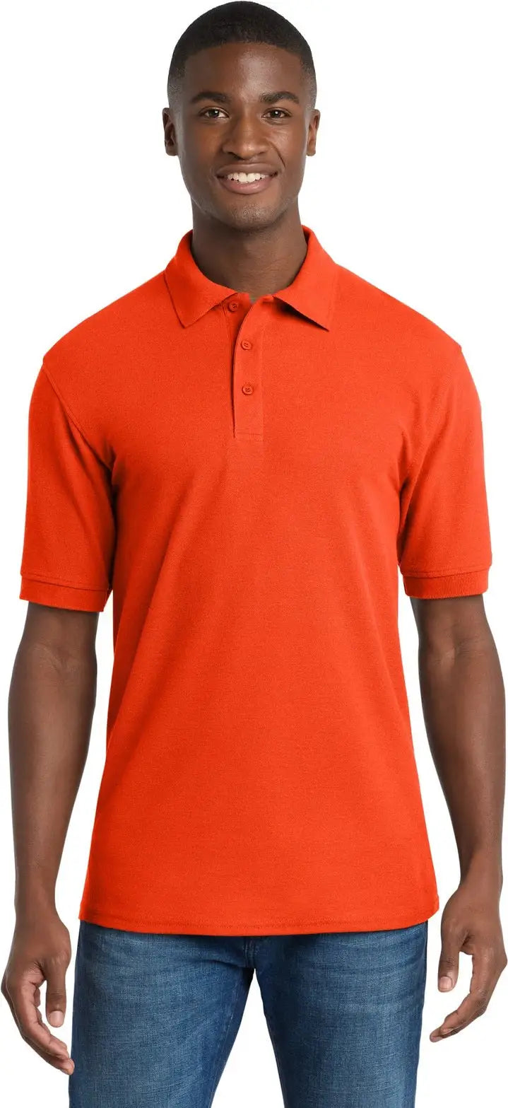 Port & Company Kp155 co Core Blend Pique Polo - Orange - Adult s