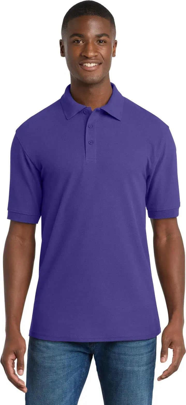 Port & Company Kp155 co Core Blend Pique Polo - Purple - Adult s