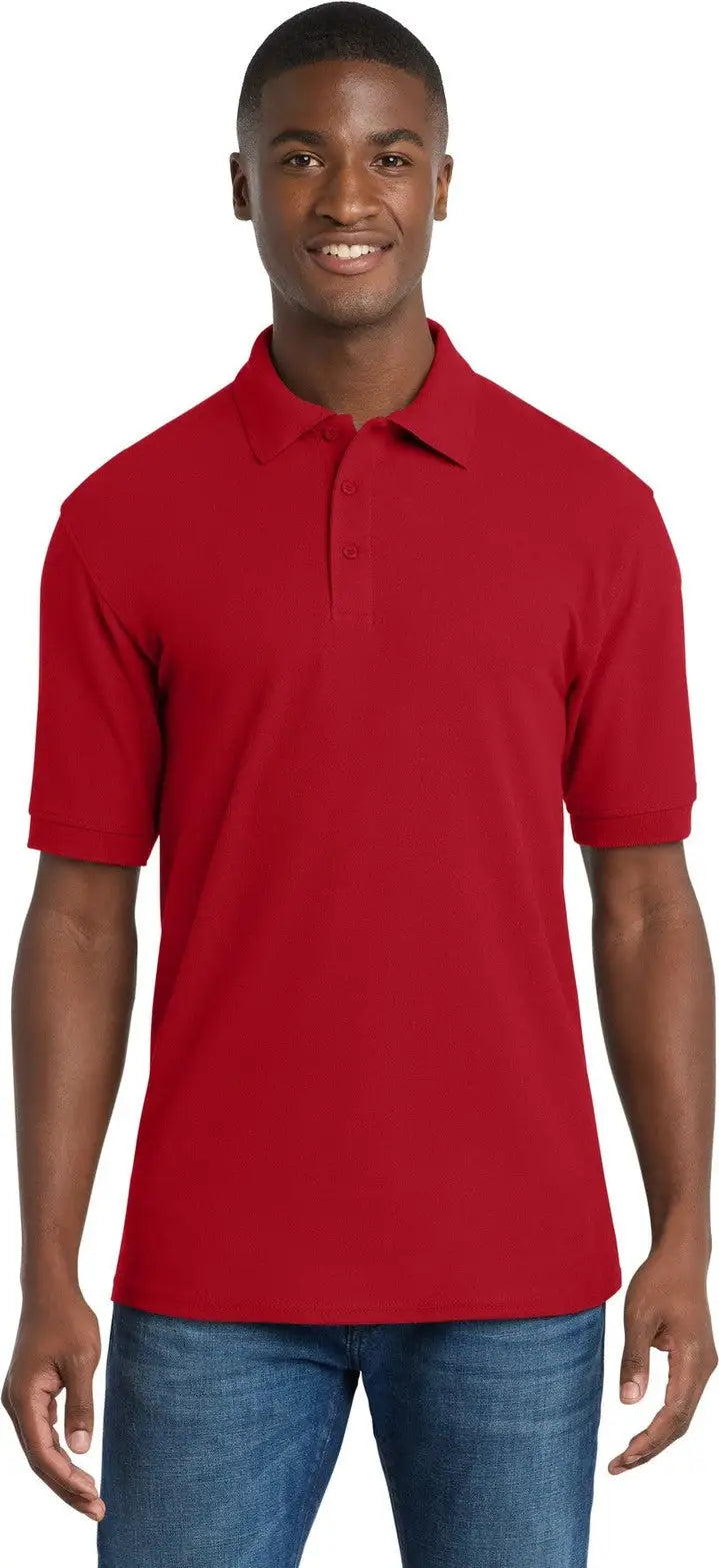 Port & Company Kp155 co Core Blend Pique Polo - Red - Adult s