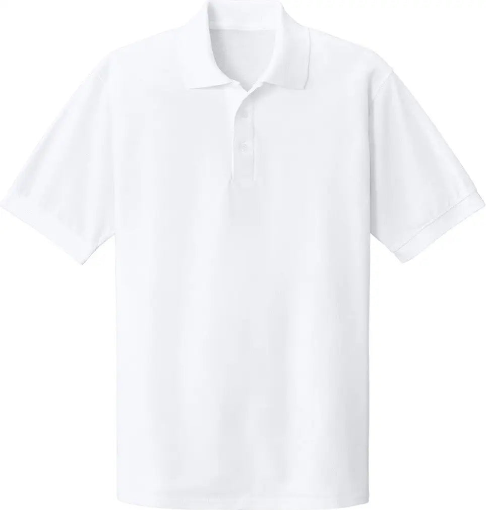 Port & Company Kp155 co Core Blend Pique Polo - White