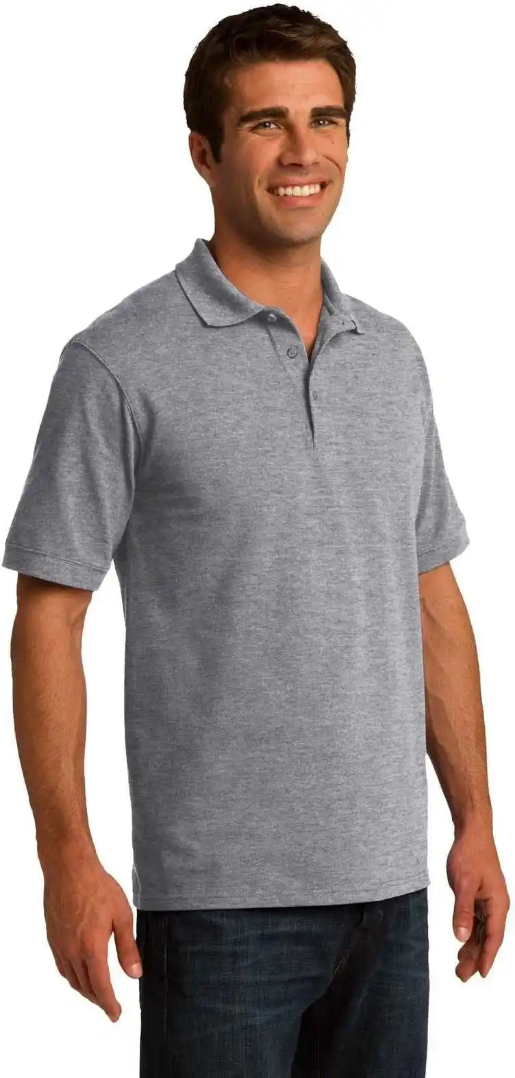 Port &amp; Company Kp155 Core Blend Pique Polo Athletic Heather