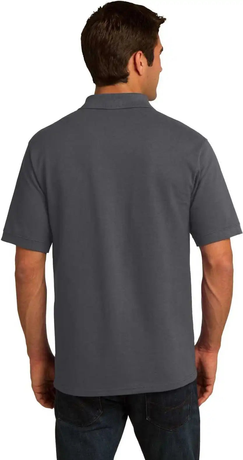 Port &amp; Company Kp155 Core Blend Pique Polo Charcoal