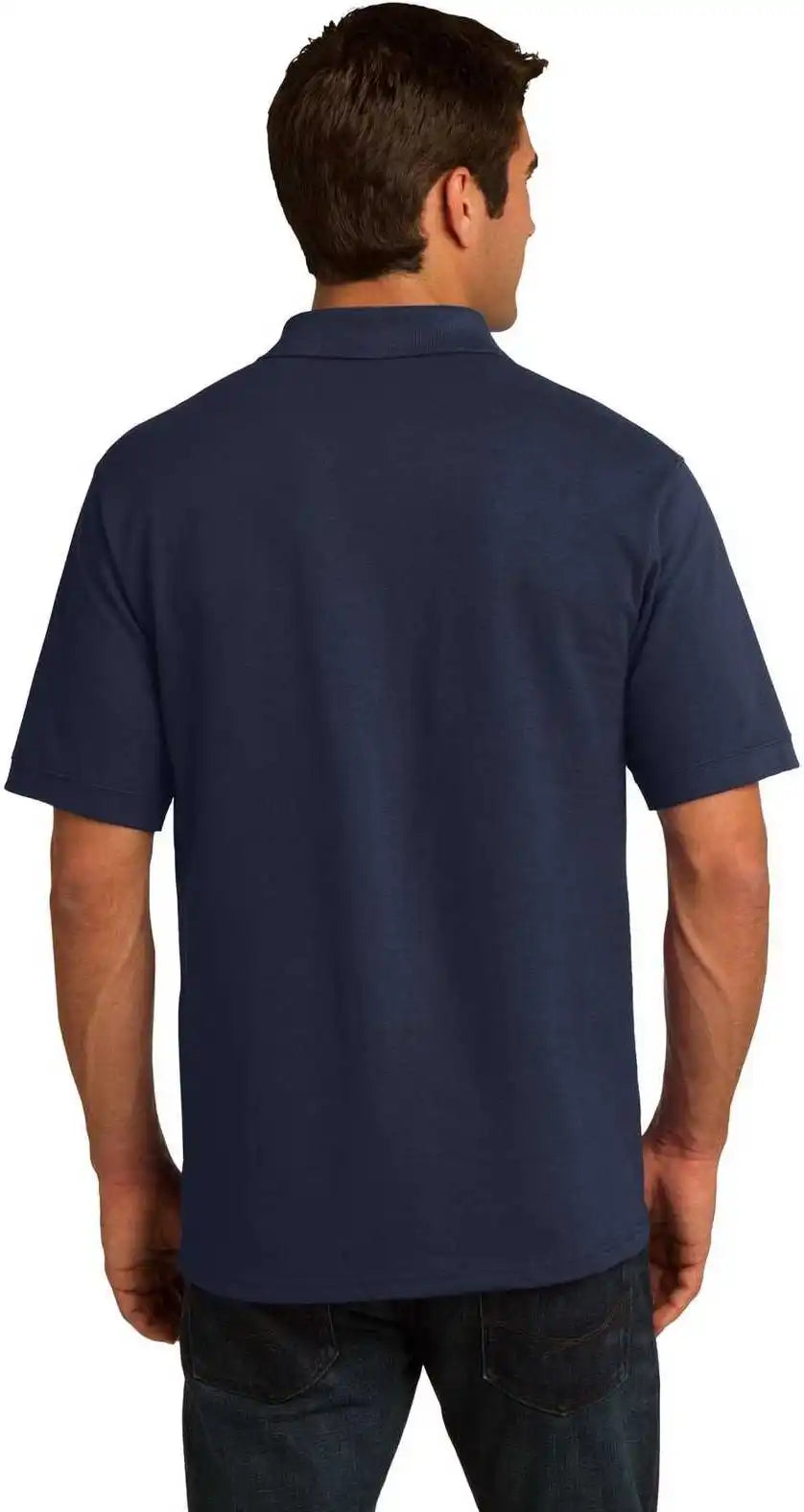 Port & Company Kp155 Core Blend Pique Polo - Deep Navy