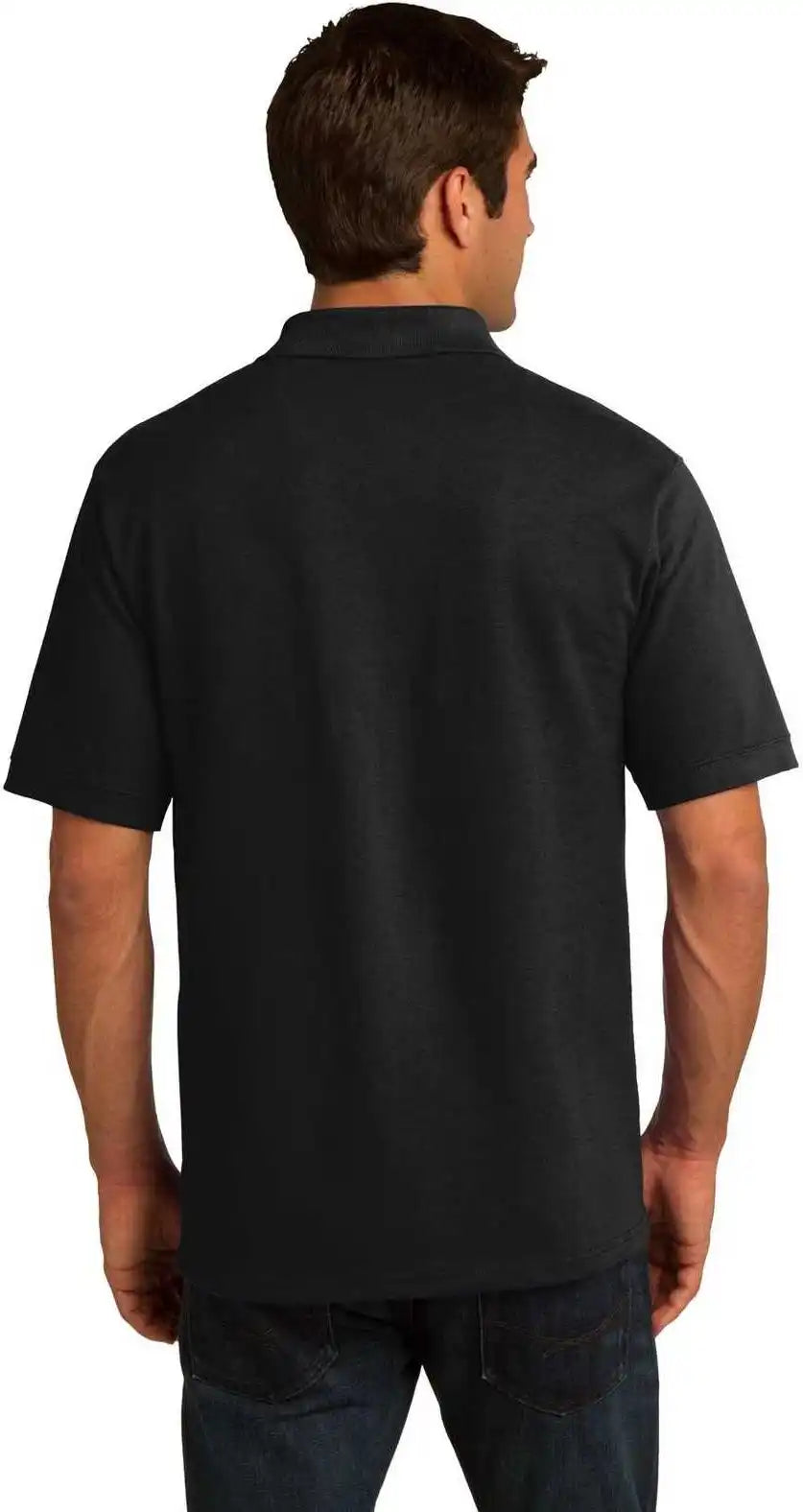 Port & Company Kp155 Core Blend Pique Polo - Jet Black