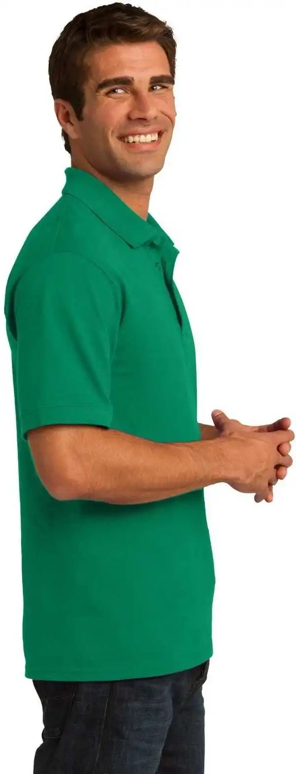 Port &amp; Company Kp155 Core Blend Pique Polo - Kelly