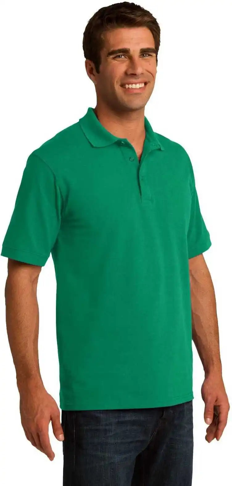 Port &amp; Company Kp155 Core Blend Pique Polo - Kelly